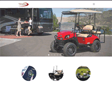 Tablet Screenshot of golfcartsunltd.com